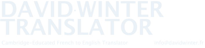 David Winter Traduction Translation